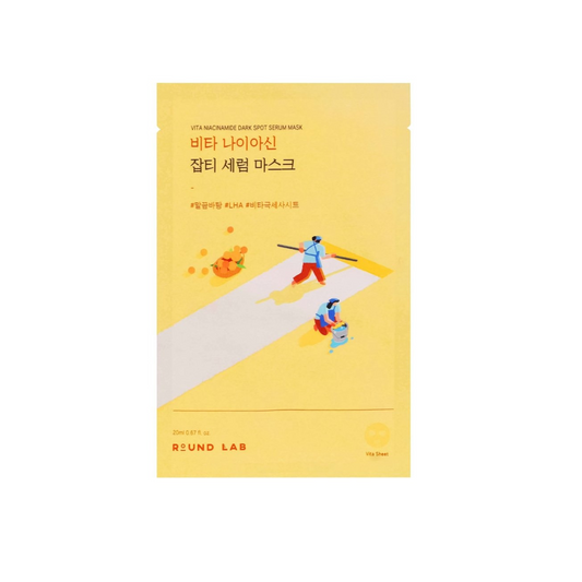 ROUND LAB - Vita Niacinamide Dark Spot Serum Mask