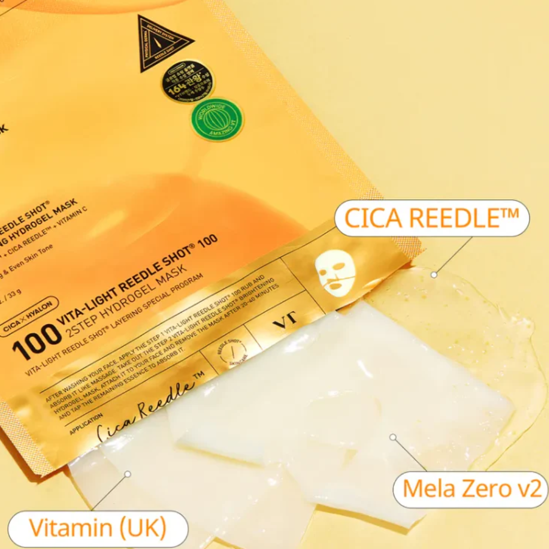 VT - Vita-Light Reedle Shot 100 2Step Hydrogel Mask