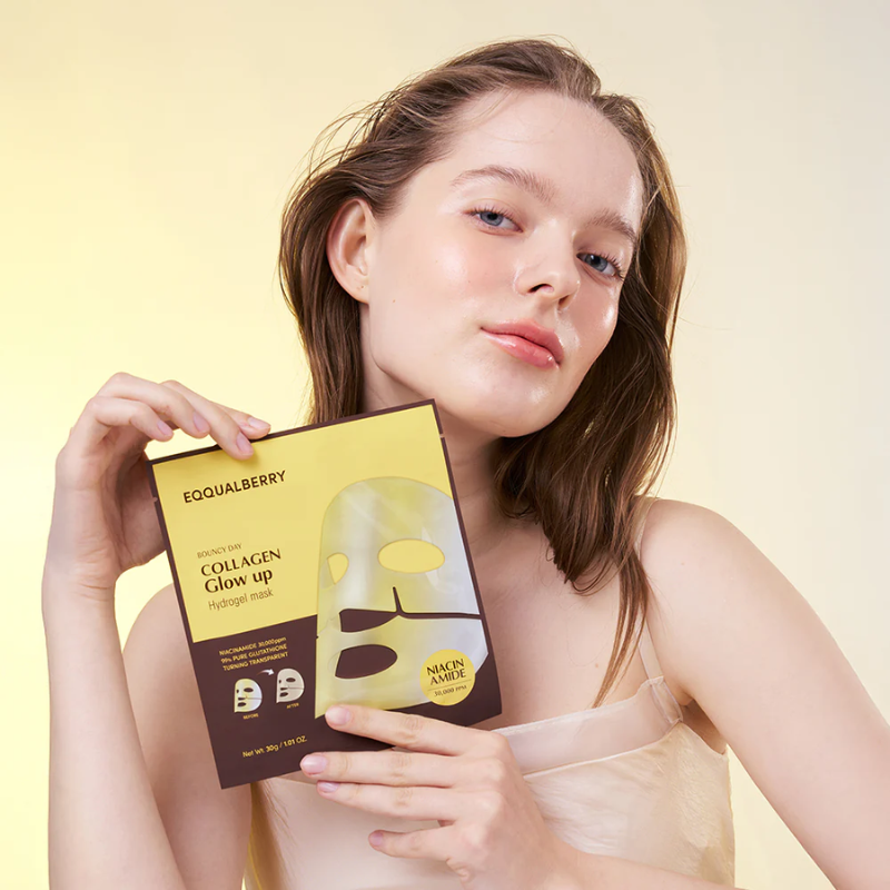 Eqqualberry - Collagen Glow up Hydrogel Mask
