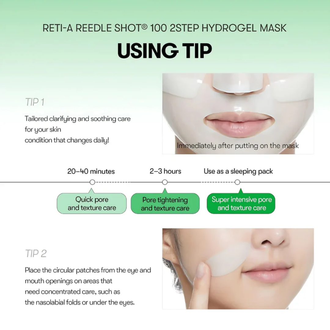 VT - Reti-A Reedle Shot 100 2Step Hydrogel Mask