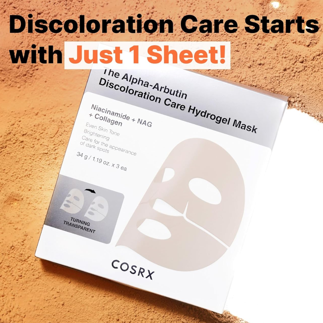 COSRX - The Alpha-Arbutin Discoloration Care Hydrogel Mask Set