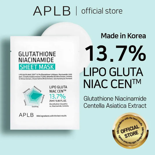 APLB - Glutathione Niacinamide Sheet Mask (x600)
